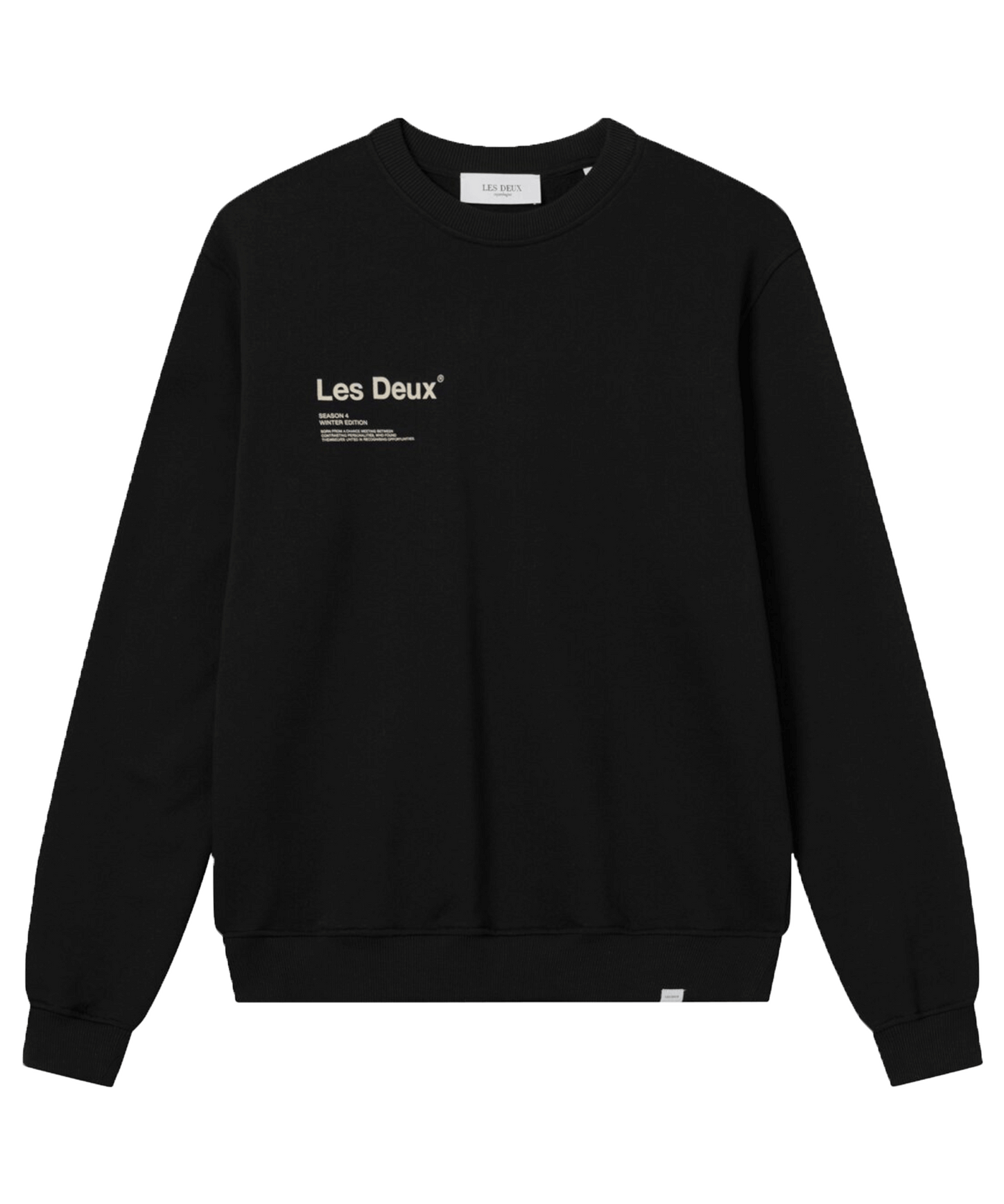 Les Deux - Ldm200119 - Brody Sweatshirt - Black/light Sand