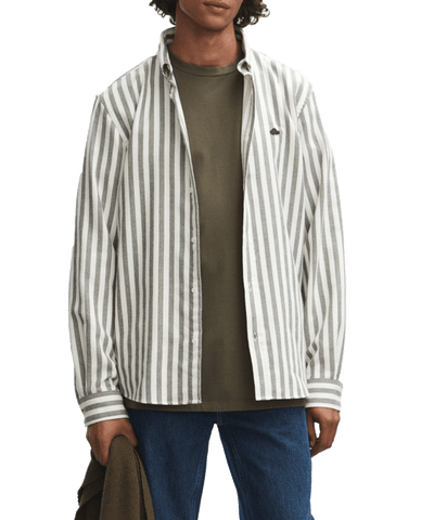 The GoodPeople - Seinfield - 23020205 - Dark Green/white