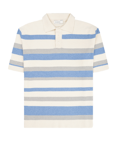 The GoodPeople - Pstripe - 24010807 - Off White Blue