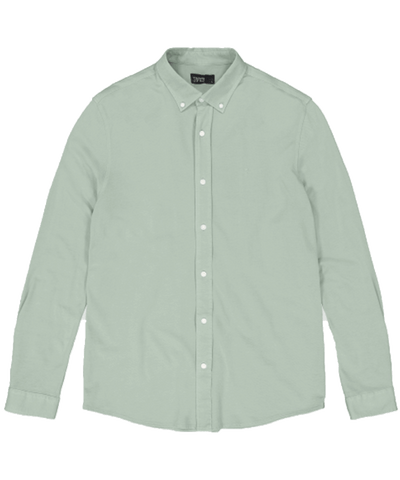Butcher of Blue - M2314009 - Robbins Clean Pique Shirt - Ice Green