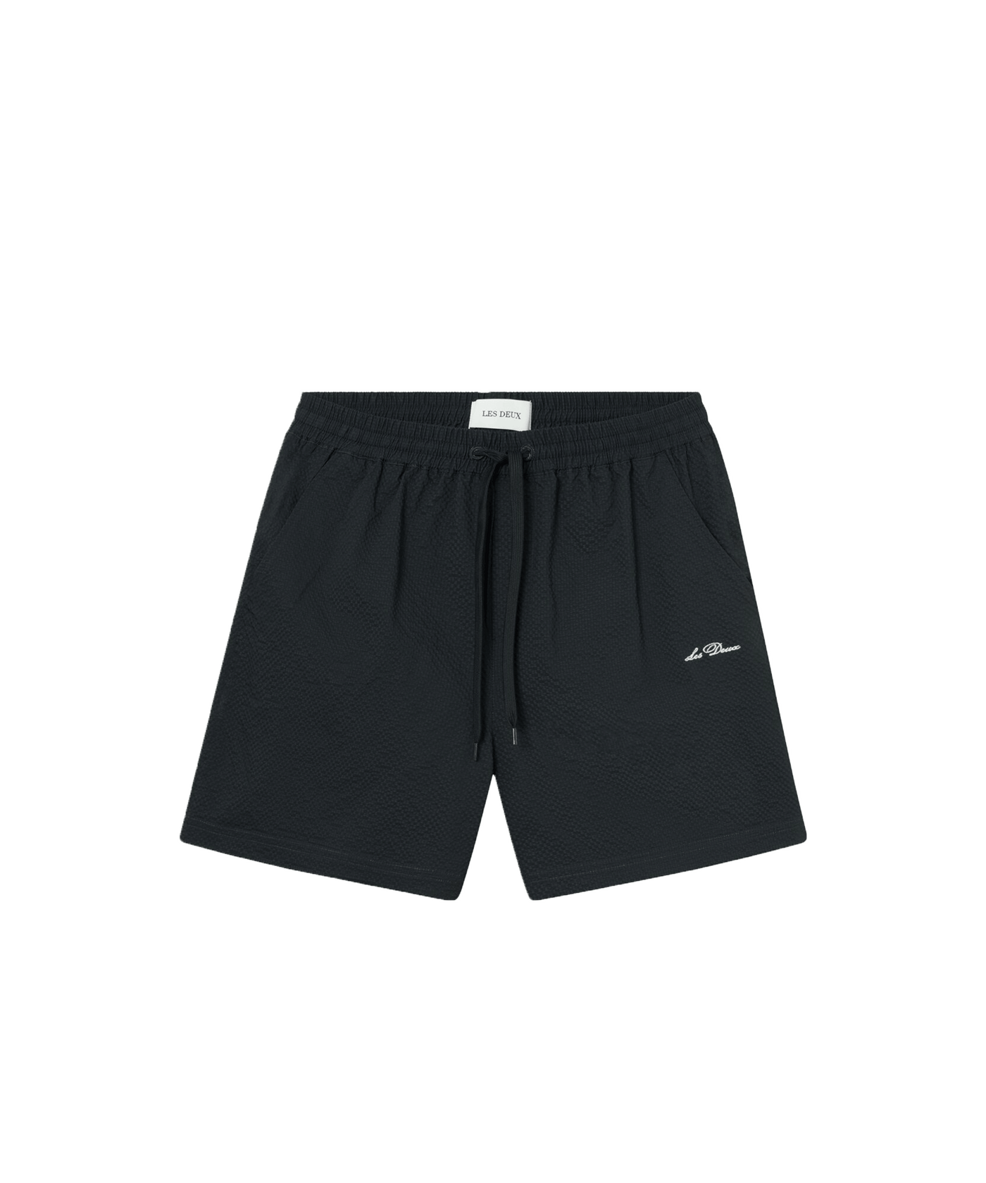 Les Deux - Ldm540025 - Stan Seersucker Swim Shorts 2.0- Black