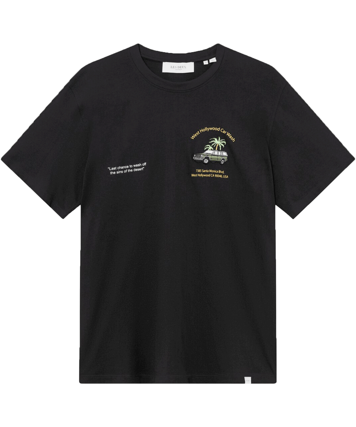 Les Deux - Ldm101167 - Car Wash T-shirt - Black