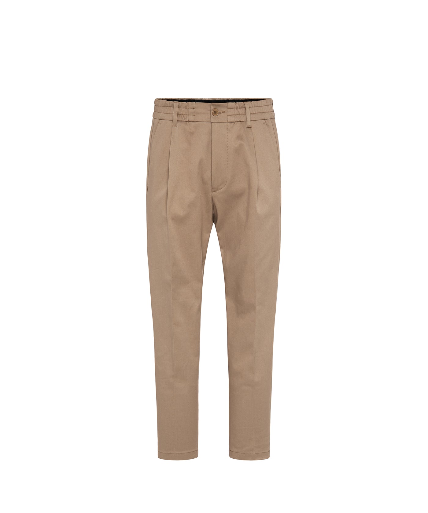 Beige Drykorn Chasy relaxed-fit chino met ritssluiting