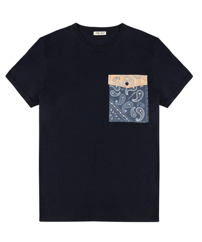 Alley Docks - Au23s65tg - Jersey T-shirt - Navy Blue
