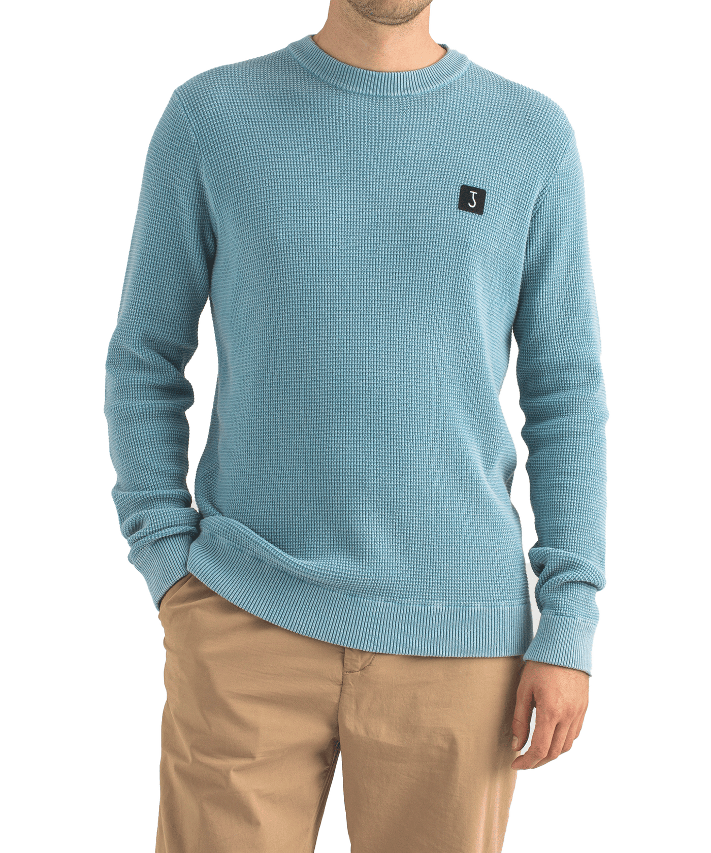 Butcher of Blue - M2126019 - Square Crew - 803 Biscay Blue