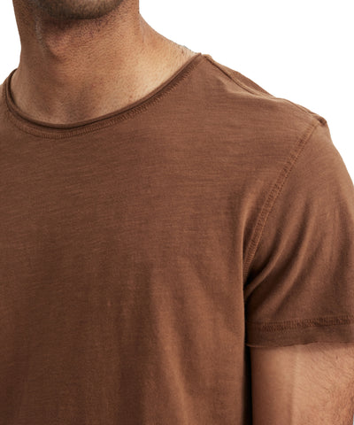 GABBA - 220022000 - Konrad Straight Slub Tee - Carafe