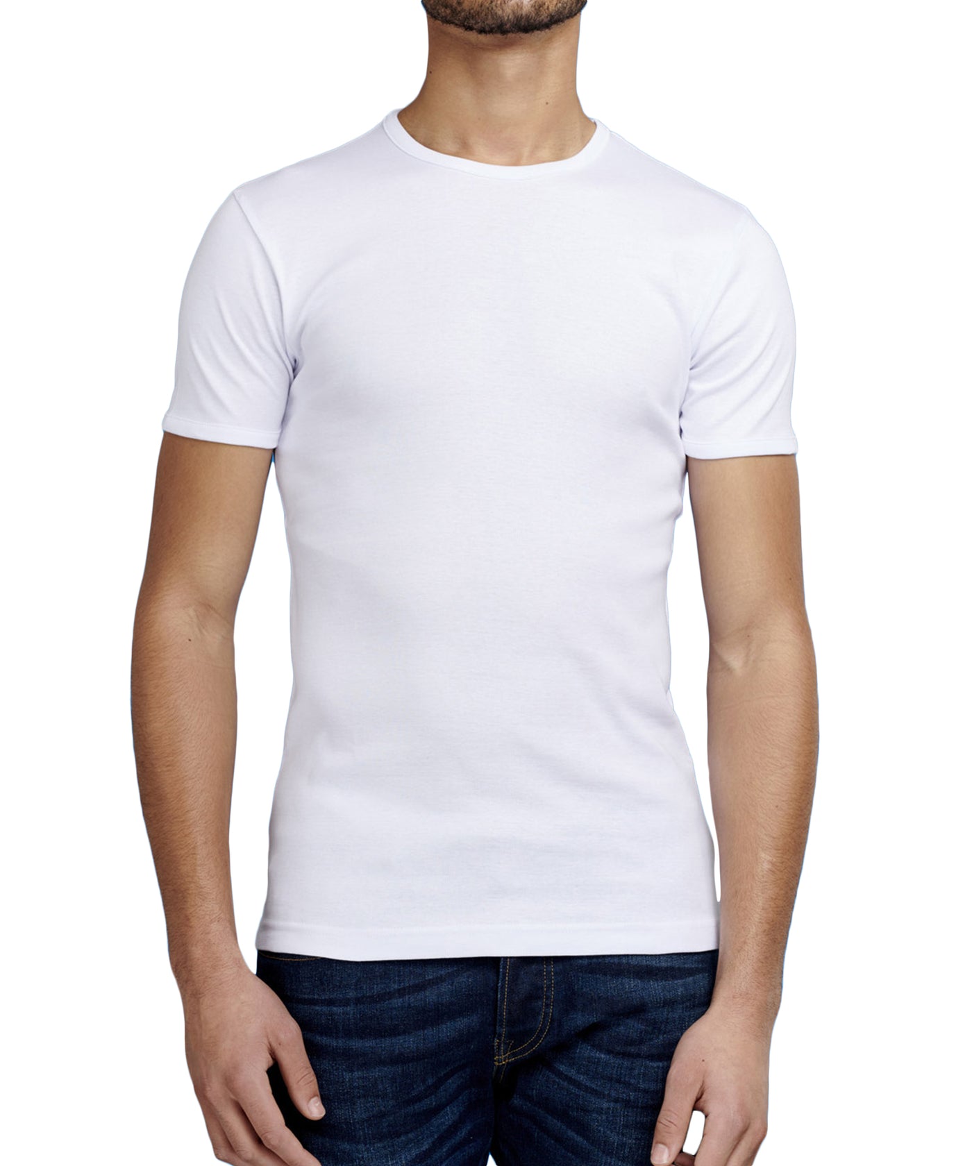 Garage - Bodyfit T-shirt R-neck White