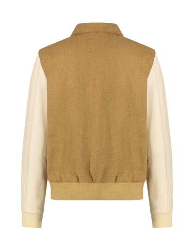 Goosecraft - 102312002 - Gc Varsity Bomber - Olive Green