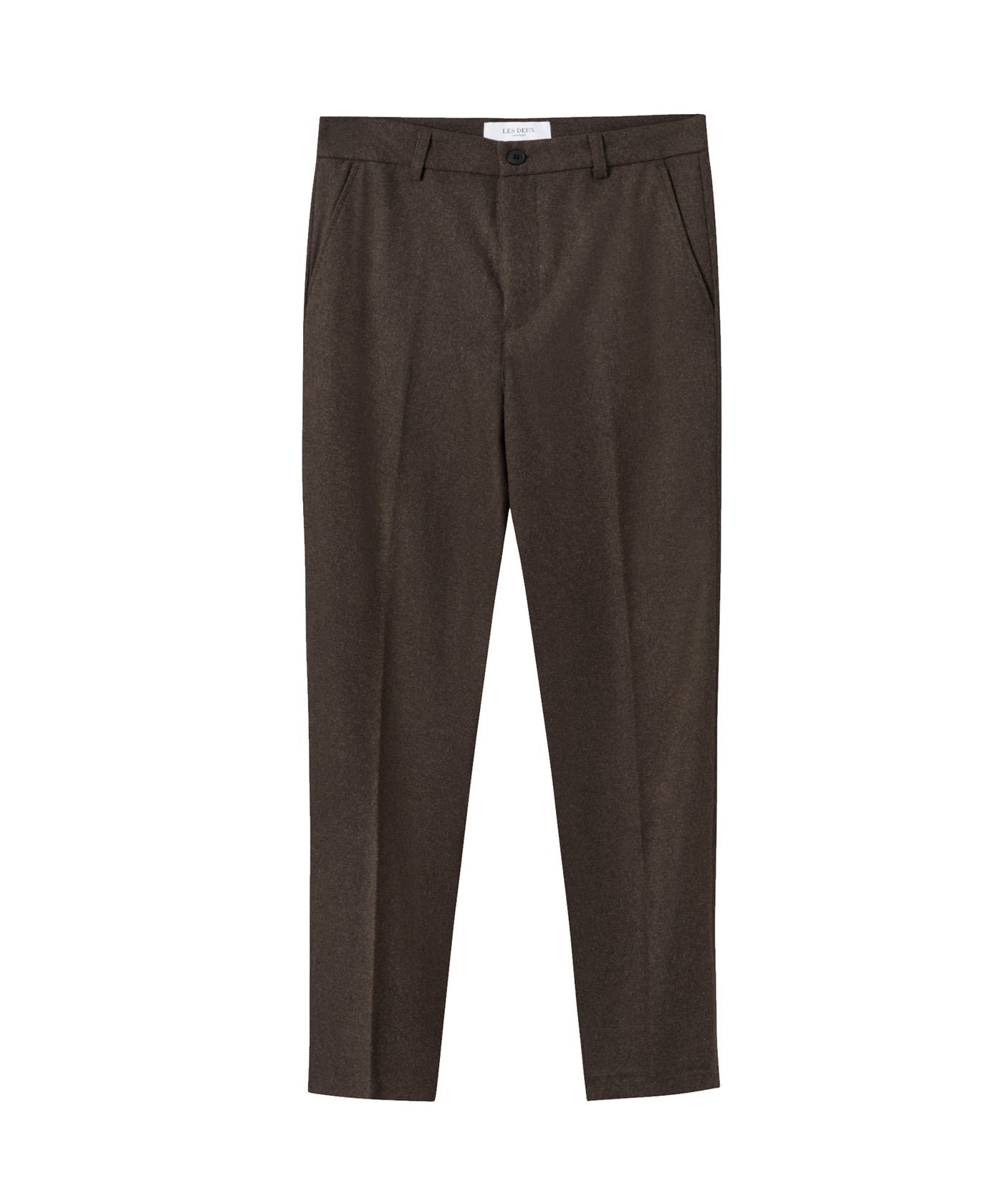 Les Deux - Ldm510050 - Como Reg Wool Pants - Coffee Brown