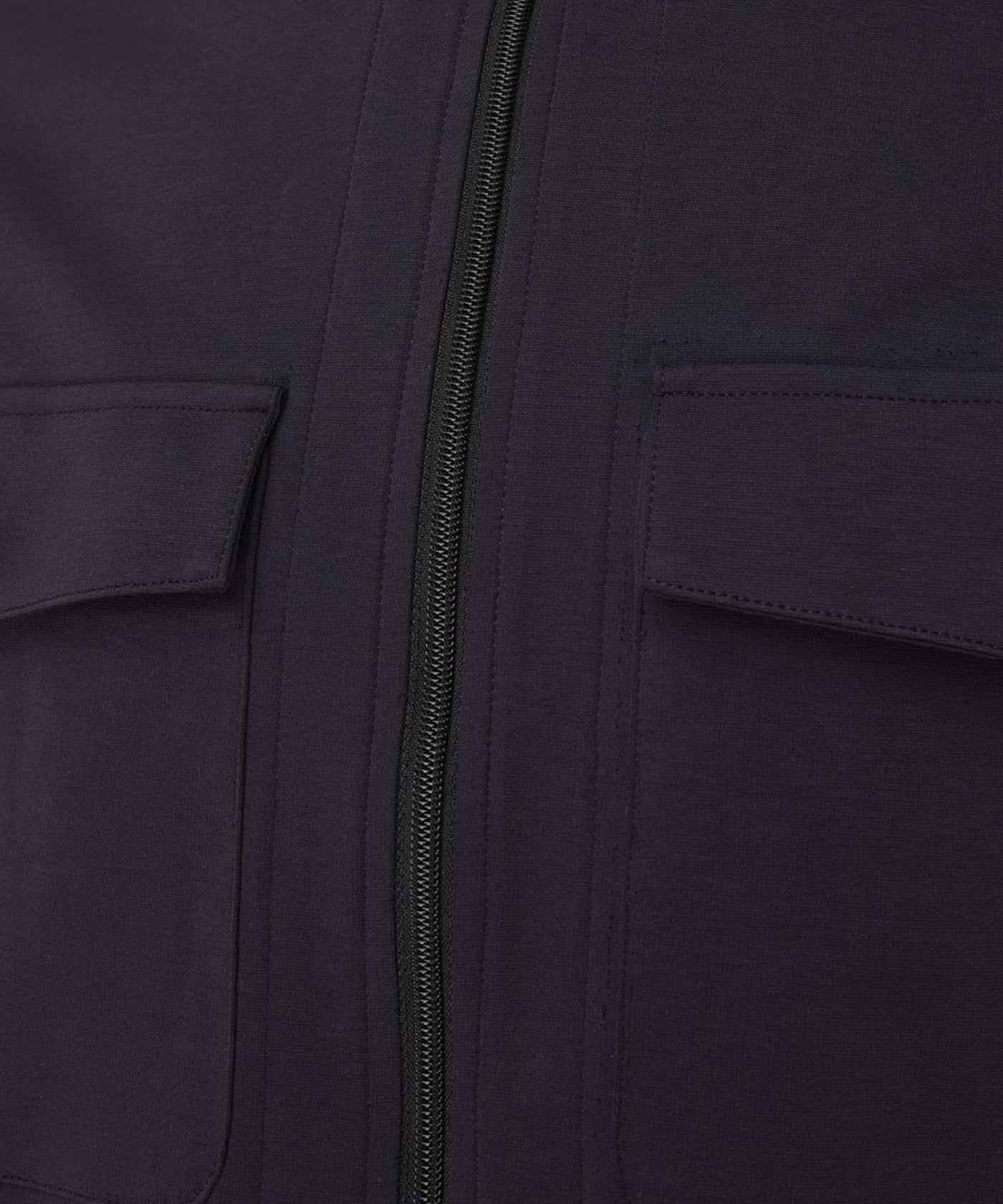 Genti - S6000-1967 - Oaks Shirt Jacket Zip - 010 Navy