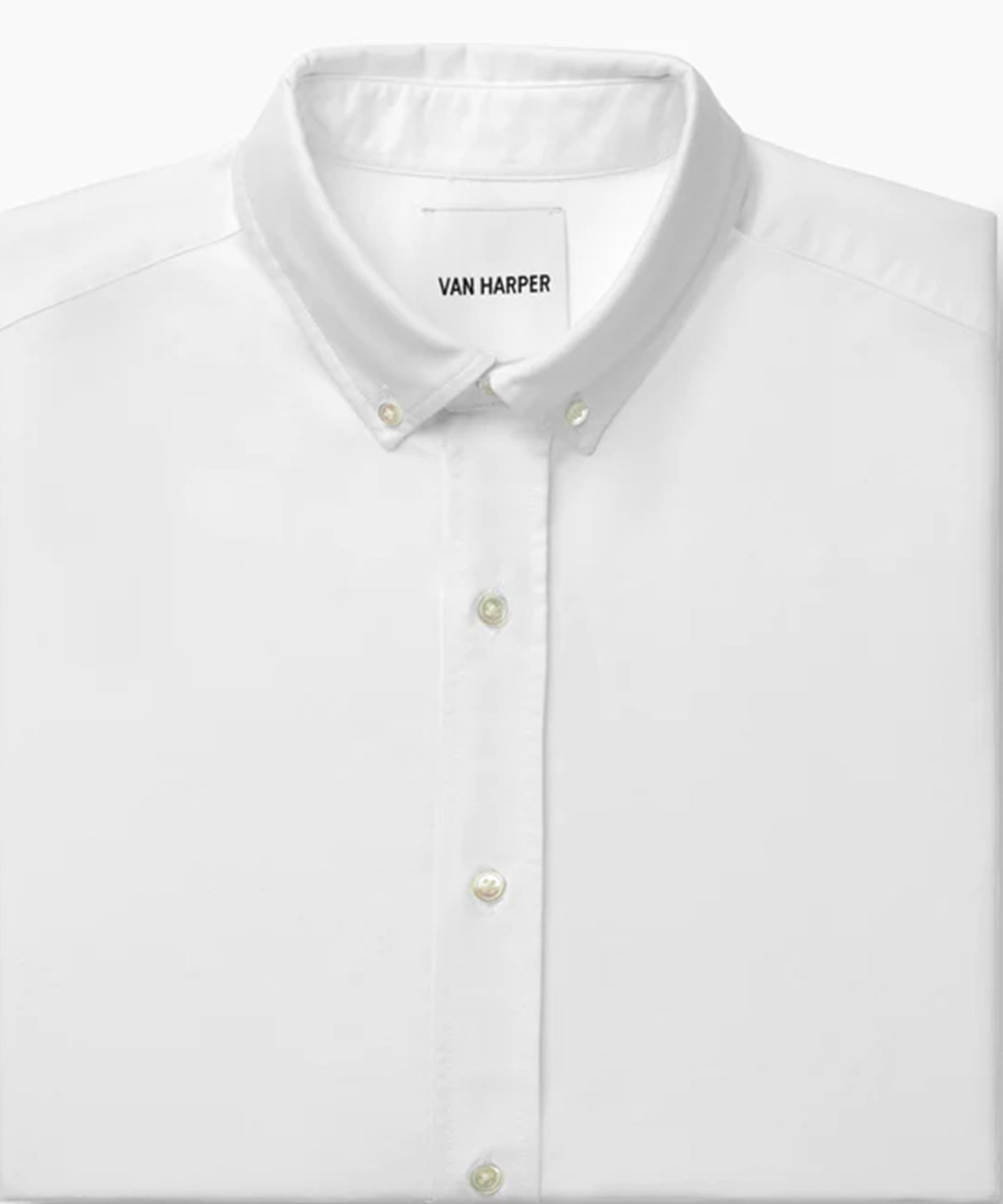 VAN HARPER - Sh101 - Organic Oxford Shirt - White