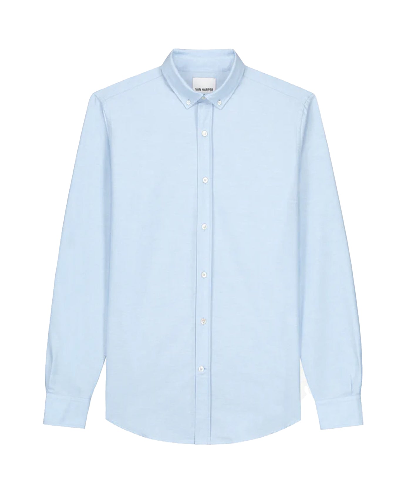 VAN HARPER - Sh101 - Organic Oxford Shirt - Light Blue