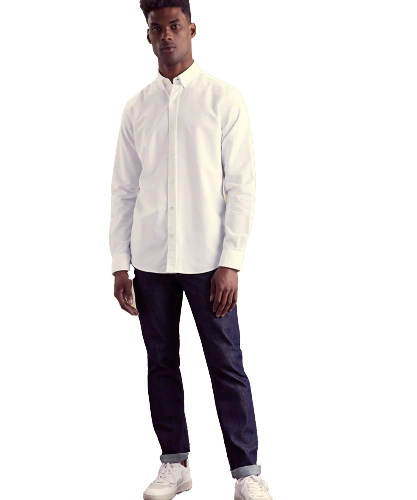 VAN HARPER - Sh101 - Organic Oxford Shirt - White