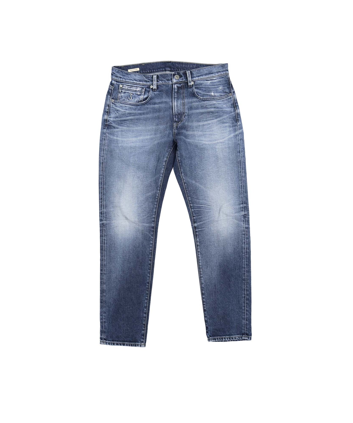 Lichtblauwe rechtuitlopende jeans van het merk Butcher of Blue